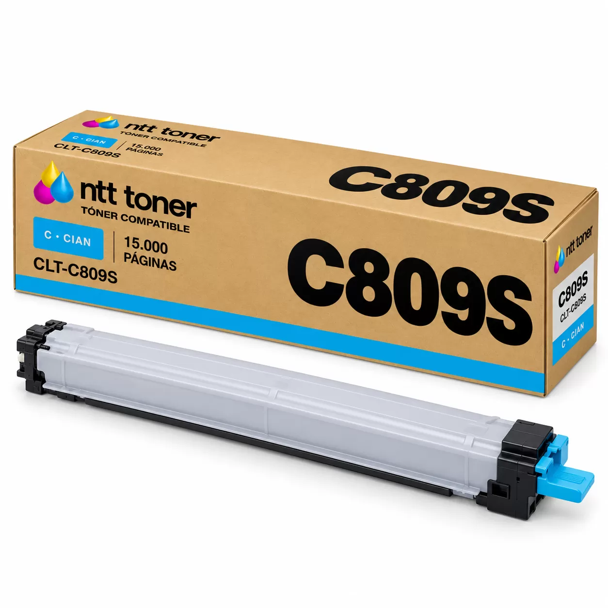 Toner Samsung CLT-C809S Cian Compatible